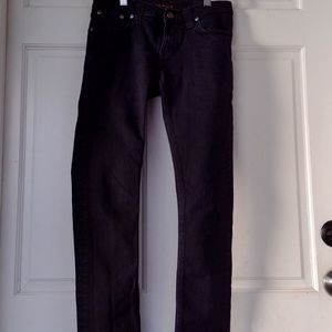Nudie  Tight Long John Organic Black Black Jeans